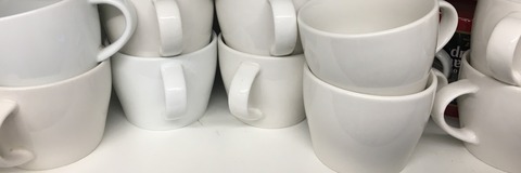 Stacks of cups