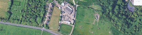 Arial view of South Downs Scaffold Yard.