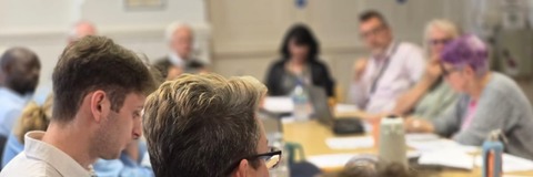 people in a meeting