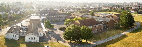 Aerial view of Hove Park Nevill Campus