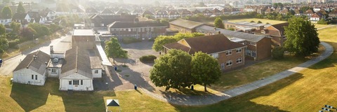 Aerial view of Hove Park Nevill Campus