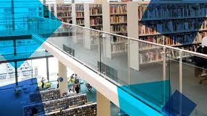 Bookshelves at Jubilee Library