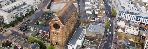 An aerial view of the Elder Place corridor and surrounding area