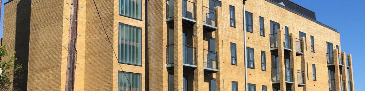 A contemporary block of flats