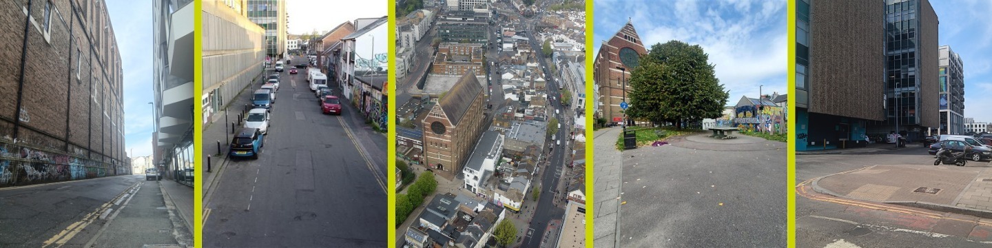 A selection of images from along the Elder Place corridor