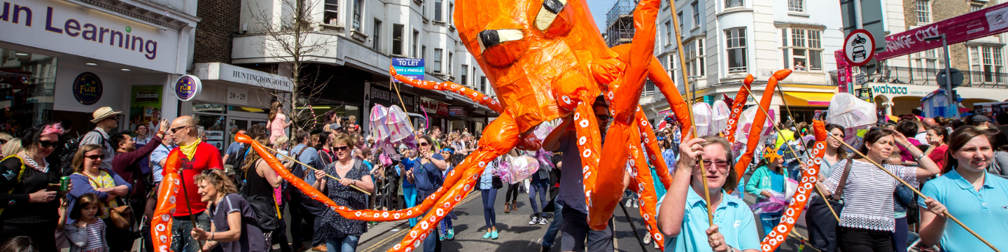 Brighton Festival children's parade.