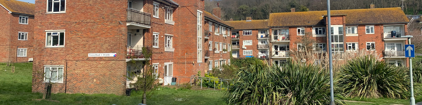 Blocks of flats in Brighton & Hove.