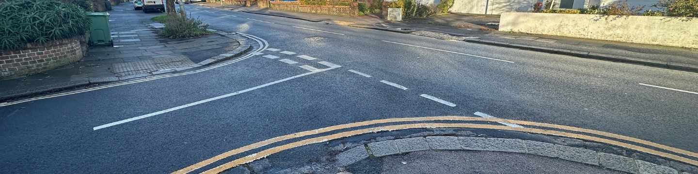 an image of the junction between Court Farm Road and Nevill Close
