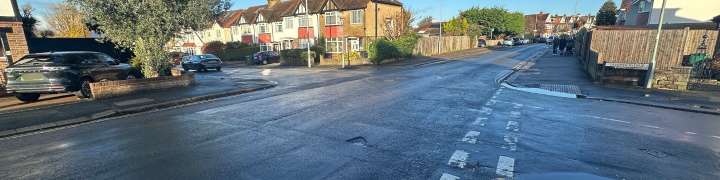 an image of the junction at Holmes Avenue and Cranmer Avenue