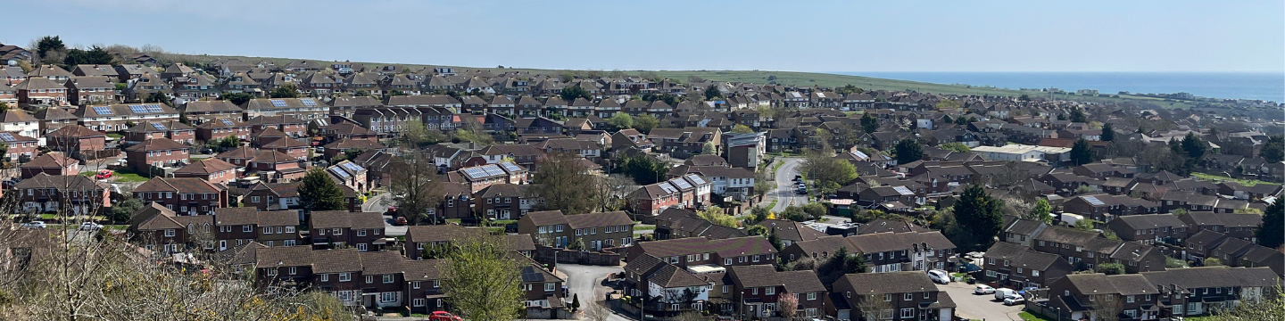 View of council homes in Brighton & Hove